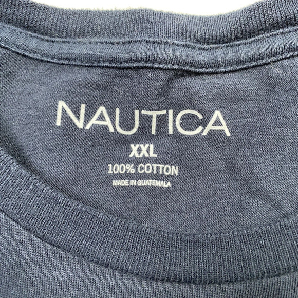 Nautica T-Shirts Set of 2 Gray & Navy Men's Size XXL Pre-Owned - Picture 13 of 13